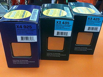 AMD Athlon II X3 425 and 435